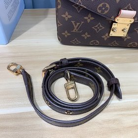 LV Сумка через плечо с отделкой из натуральной кожи Размеры： 25,0