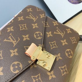 LV Сумка через плечо с отделкой из натуральной кожи Размеры： 25,0