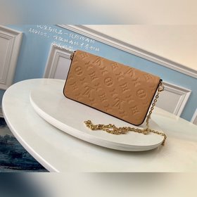 LV Monogram Empreinte кожа Сумка через плечо Размеры： 21,0 x 12,0