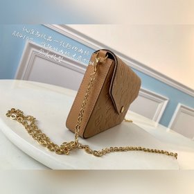 LV Monogram Empreinte кожа Сумка через плечо Размеры： 21,0 x 12,0