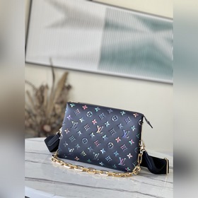LV Артикул： M21353 Темно-синяя кожаная сумка с цепочкой Серия M5