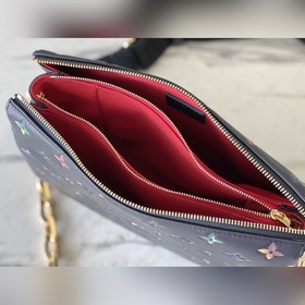 LV Артикул： M21353 Темно-синяя кожаная сумка с цепочкой Серия M5