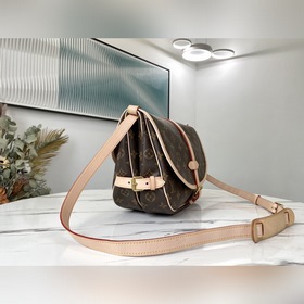 LV Артикул： M40710 Серия Vintage, средняя сумка SAUMUR (42256) С