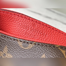 LV Модель： M41201 Красная сумка через плечо Уникальный дизайн из
