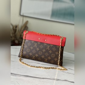 LV Модель： M41201 Красная сумка через плечо Уникальный дизайн из