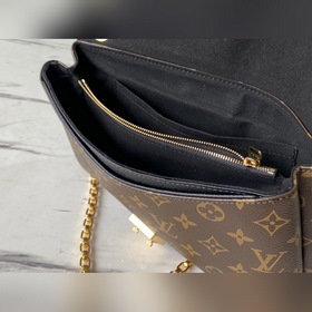 LV Модель： M41201 Черная сумка через плечо Уникальный дизайн из 