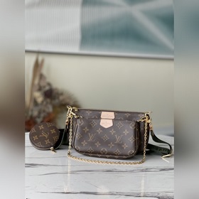 LV Артикул： M44813 Зеленая сумка Сочетает в себе клатч, сумочку
