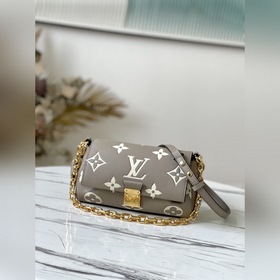 LV « » Модель： M45836 Любимая сумка « » из мягкой кожи с тисненым