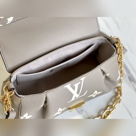 LV « » Модель： M45836 Любимая сумка « » из мягкой кожи с тисненым