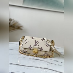 LV « » Модель： M45836 Любимая сумка « » из мягкой кожи с тисненым