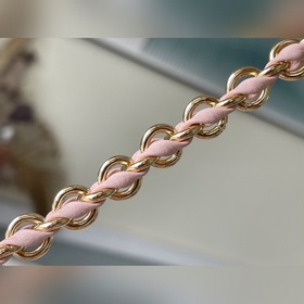 LV Артикул： M46093 Розовый сумка из тисненной кожи с трехступен