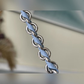LV Модель： M46093 Синий  Сумка из тисненной кожи , а трехступен