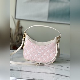 LV Артикул： M46113 Розово-бежевая сумка BB Узор на коже создан с