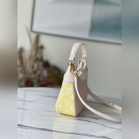 LV Артикул： M46113 Розово-бежевая сумка BB Узор на коже создан с 