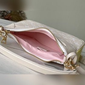 LV Артикул： M46113 Розово-бежевая сумка BB Узор на коже создан с 