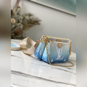 LV Артикул： M57633 Синий Multi Pochette Accessoires Сумка Много