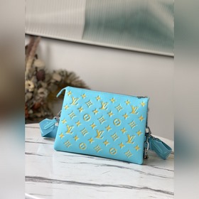LV Артикул： M57791 Светло-зеленый, голубой Coussin, маленькая с