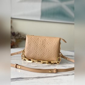 LV Модель： M57796 Сумка Coussin BB в цвете абрикос Была представ