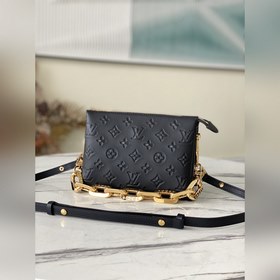 LV Артикул： M57796 Черная сумка Coussin BB Блеснула на весенне-л