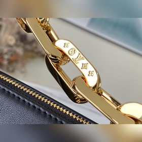 LV Артикул： M57796 Черная сумка Coussin BB Блеснула на весенне-л