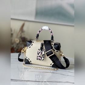 LV Артикул： M58518PETITE MALLE SOUPLE Сумка Белый леопардовый пр