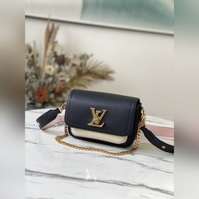 LV Модель： M58557 Черная сумка Lockme Tender Изготовлена из мягк