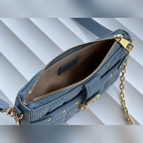 LV Артикул： M59046 Синяя сумка Pochette Troca Сумка повторяет кл