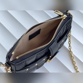 LV Артикул： M59046 Черная сумка Pochette Troca Сумка-почта, выпо