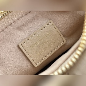 LV Модель： M59048 Сумка Pochette Troca, цвет： бежевый Сумка повт