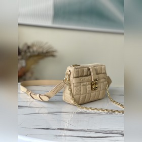 LV Модель： M59048 Сумка Pochette Troca, цвет： бежевый Сумка повт