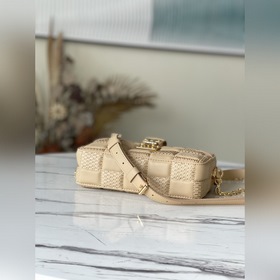 LV Модель： M59111 Сумка Troca в бежевом цвете Сумка Damier стега