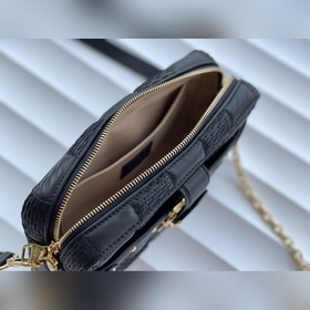 LV Артикул： M59116 Черная сумка Troca Сумка Damier стеганым узор