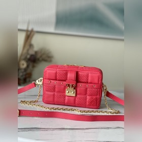 LV Артикул： M59118 Розовый Troca Маленькая сумка Крупный узор Da