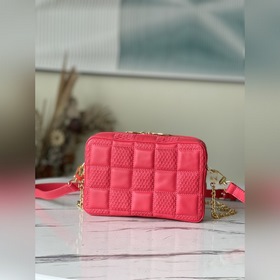 LV Артикул： M59118 Розовый Troca Маленькая сумка Крупный узор Da