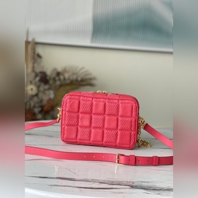 LV Артикул： M59118 Сумка Troca в розовом цвете Сумка Damier стег