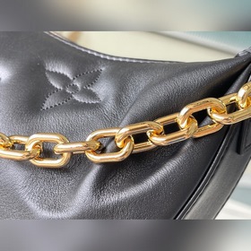 LV Артикул： M59799 Черный Сумка из кожи с обильным стеганым узор