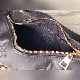 LV Артикул： M59799 Черный Сумка из кожи с обильным стеганым узор