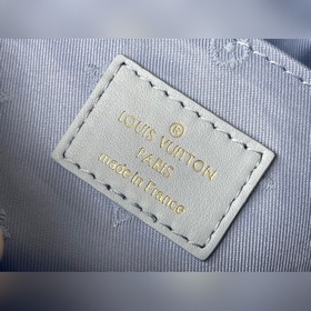 LV Артикул： M59825 Сумка синего цвета с эффектом смога из кожи с