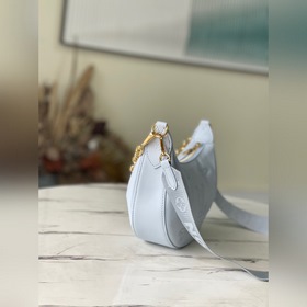 LV Артикул： M59825 Сумка синего цвета с эффектом смога из кожи с