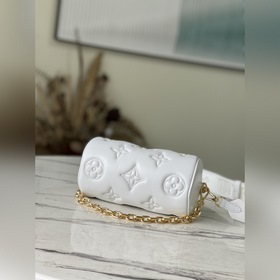 LV Модель： M59827 Белый BB Сумка Мягкая подкладка из кожи созда