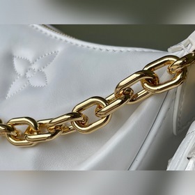 LV Модель： M59959 Белая сумка Мягкая форма из плотной кожи стега