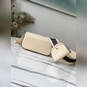 LV Артикул： M69841 Молочно-белый Сумка Officier Сочетание кожи д