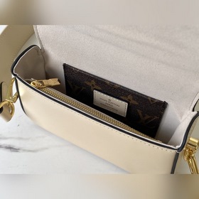 LV Артикул： M69841 Молочно-белый Сумка Officier Сочетание кожи д