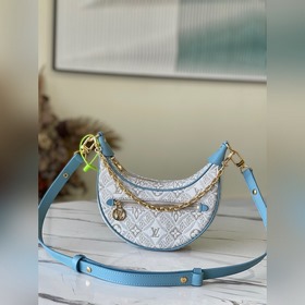 LV Модель： M81094 Loop Полулунная сумка-багет Сумка Croissant из