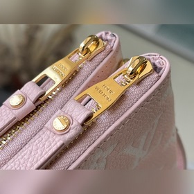 LV Артикул： M81429 Розовый Сумка с двумя молниямиз мягкой кожи 