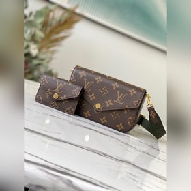 LV Артикул： M80091 Зеленый комплект из трех предметов MULTI POCH