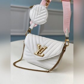 LV Артикул： M56466 Белый Цвет Многофункциональная сумка через пл