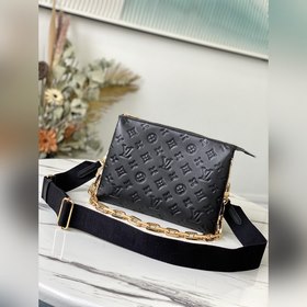 LV Модель： M57790 Черная сумка Coussin Small Блеснула на весенне