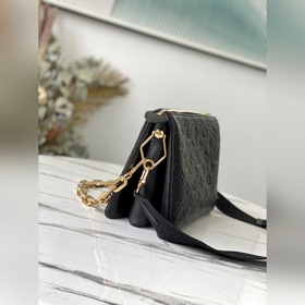 LV Модель： M57790 Черная сумка Coussin Small Блеснула на весенне