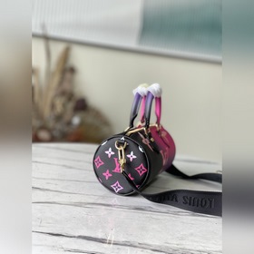 LV Модель： M59860 Розовый Сумка BB Классический узор из увеличе
